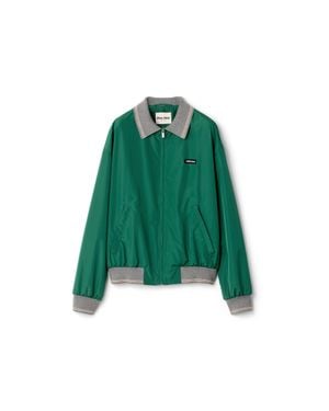 Miu Miu Technical Poplin Bomber Jacket - Green