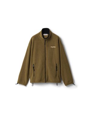 Miu Miu Fleece Zipper Jacket - Green