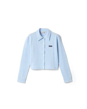 Miu Miu Cotton Shirt - Blue