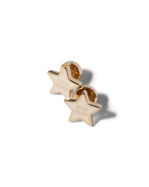 Miu Miu Enamelled Metal Earrings - Metallic