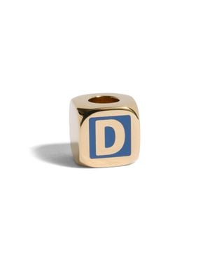 Miu Miu Enameled Metal Dice Charm - White