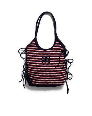Miu Miu Ivy Crochet Bag - Purple