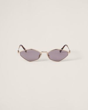 Miu Miu Miu Regard Sunglasses - Pink