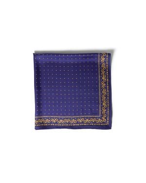 Miu Miu Printed Twill Scarf - Purple