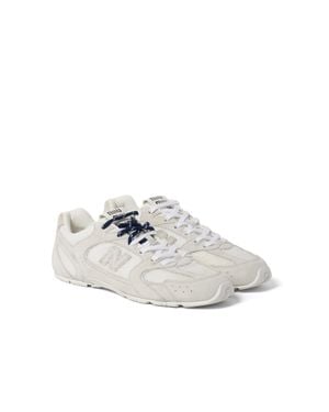 Miu Miu New Balance X 530 Sl Suede And Mesh Trainers - White