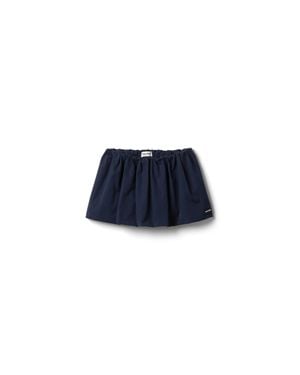 Miu Miu Poplin Miniskirt - Blue