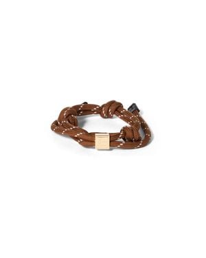 Miu Miu Cord Bracelet - Brown