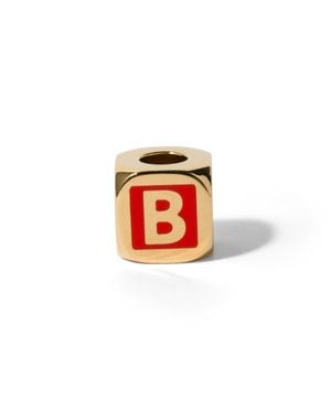 Miu Miu Enamelled Metal Dice Charm - Red