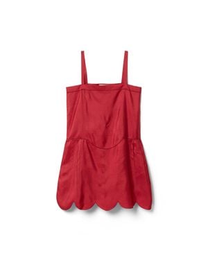 Miu Miu Silk Dress - Red