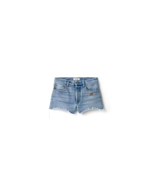Miu Miu Washed Denim Shorts - Blue