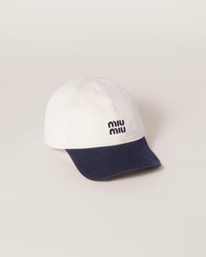 Miu Miu Drill Baseball Cap - Blue