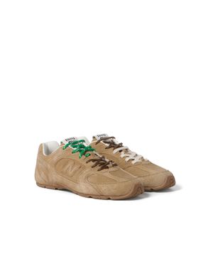 Miu Miu New Balance X 530 Sl Suede Trainers, Size 39,5 - Multicolour