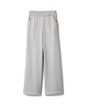 Miu Miu Cotton Fleece Trousers - Grey