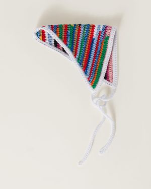 Miu Miu Crochet Hairband - White