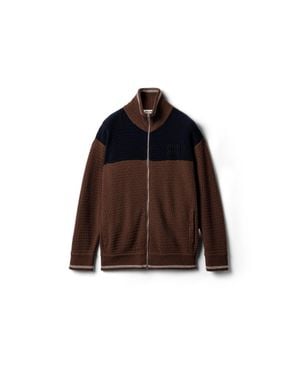 Miu Miu Cashmere Zipper Cardigan - Brown