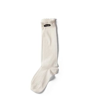 Miu Miu Cotton Socks - White