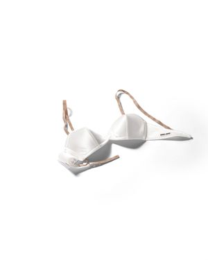 Miu Miu Satin Bra - Metallic