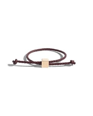Miu Miu Leather Bracelet - Red