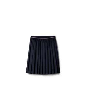 Miu Miu Velour Midi-Skirt - Black