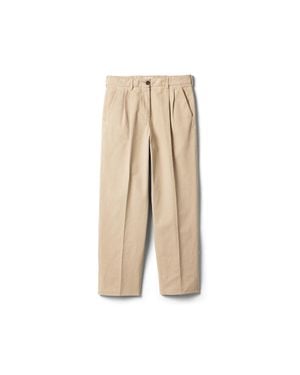Miu Miu Old Gabardine Pants - Natural
