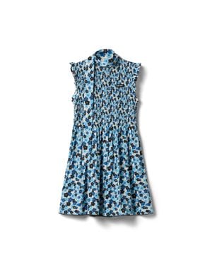 green emerald velvet dress The Kivia Floral Poplin Midi Dress X-Small / White