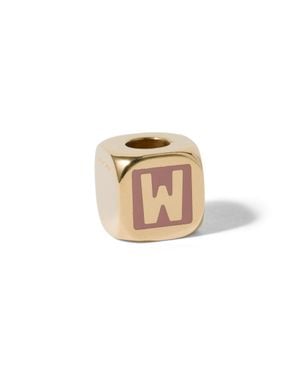 Miu Miu Enamelled Metal Dice Charm - Natural