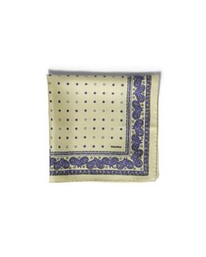 Miu Miu Printed Twill Scarf - Multicolor