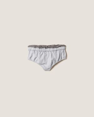 Miu Miu Poplin Briefs - White