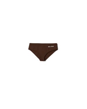 Miu Miu Swimsuit - Brown