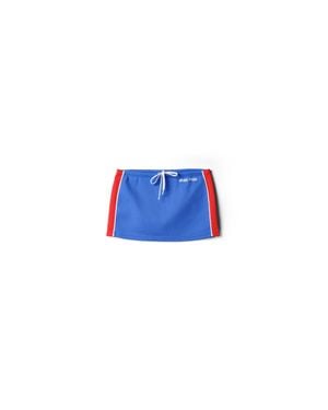 Miu Miu Technical Yarn Miniskirt - Blue