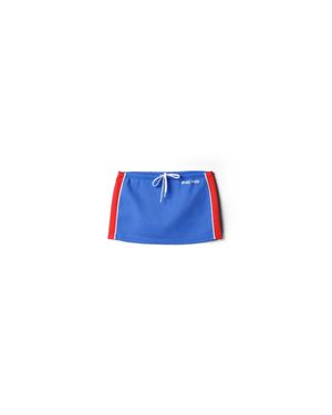 Miu Miu Technical Yarn Miniskirt - Blue