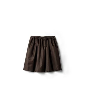 Miu Miu Technical Gazar Skirt - Black