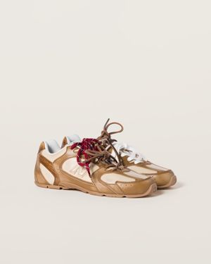 Miu Miu New Balance X Miu Miu 530 Sl Deco' Calf Leather Trainers - Pink