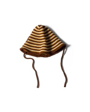 Miu Miu Knitted Cotton Hat - Metallic