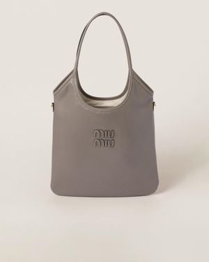 Gray Miu Miu Tote bags for Women | Lyst