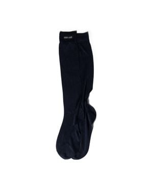 Miu Miu Silk Socks - Black