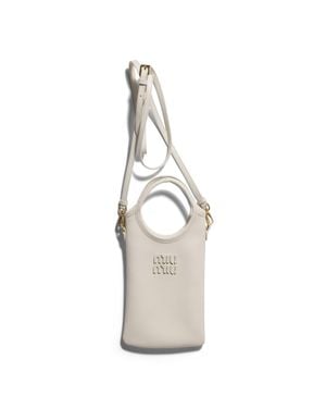 Miu Miu Leather Smartphone Case - White