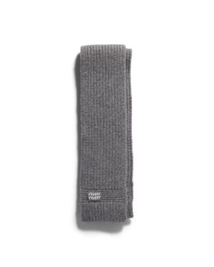 Miu Miu Wool And Cashmere Scarf - Gray