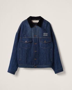 Miu Miu Jean and denim jackets for Women | Online Sale up to