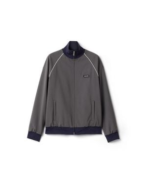 Miu Miu Wool Blouson Jacket - Grey