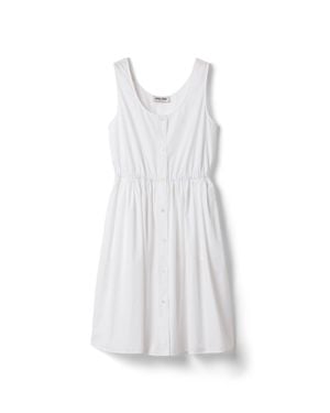 Miu Miu Poplin Dress - White