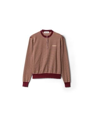 Miu Miu Striped Wool Jumper - Brown