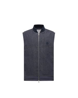 Moncler Gilet Ranche - Blu