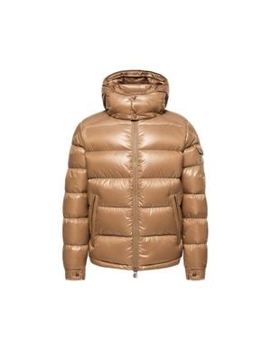 Moncler Moncler Maya Hooded Short Down Jacket - Brown