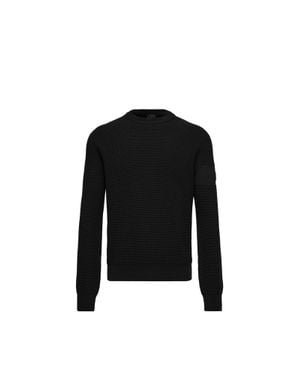 Moncler Moncler Logo Wool Jumper - Black