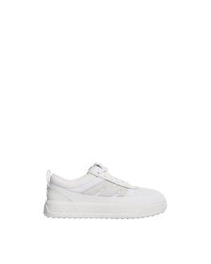 Moncler Moncler Altive Nubuck & Suede Sneakers - White