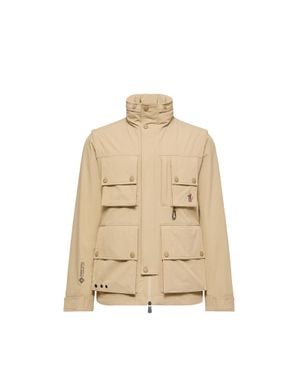 Moncler Moncler Lione Hooded -In-1 Field Jacket - Natural