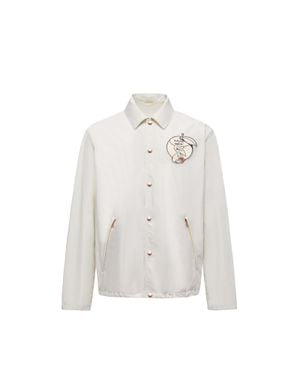 Moncler Shacket Satsuma X Gilga Farm By Donald Glover, Uomo, Taglia - Bianco