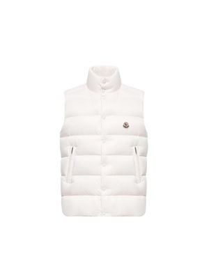 Moncler Moncler Tibb Down Gilet - White