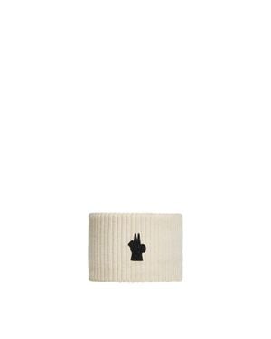 Moncler Moncler Stirnband Aus Wolle, Damen, Größe - Mettallic